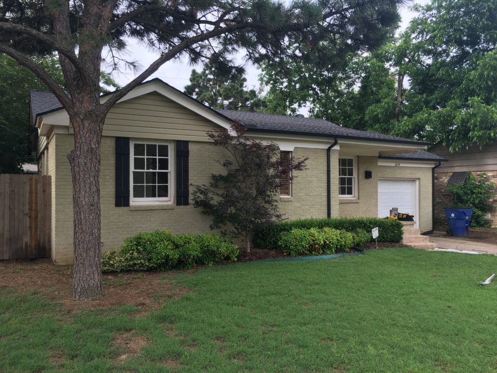 Before, Khaki Brick Home